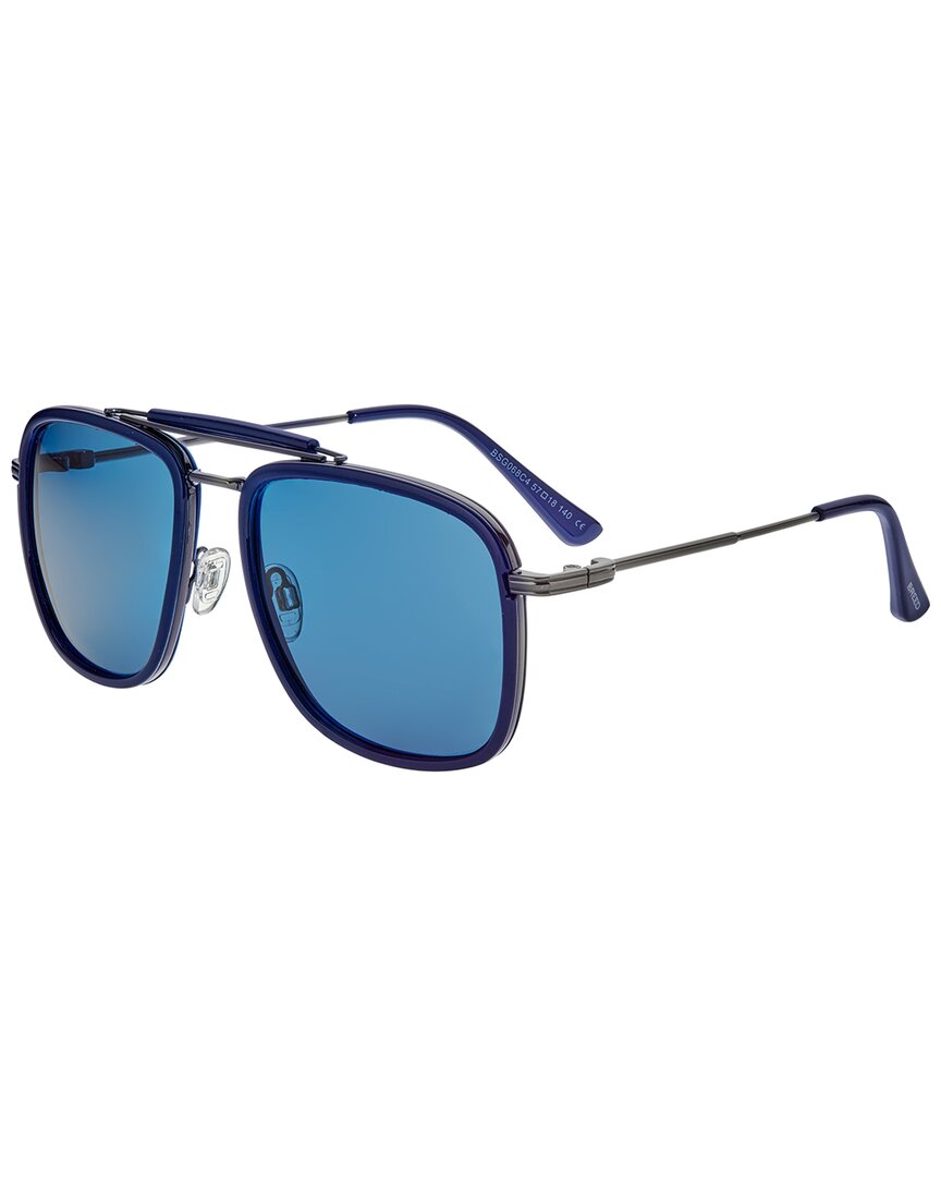 Breed Bertha Men's Bsg068c4 54mm Polarized Sunglasses In Blue
