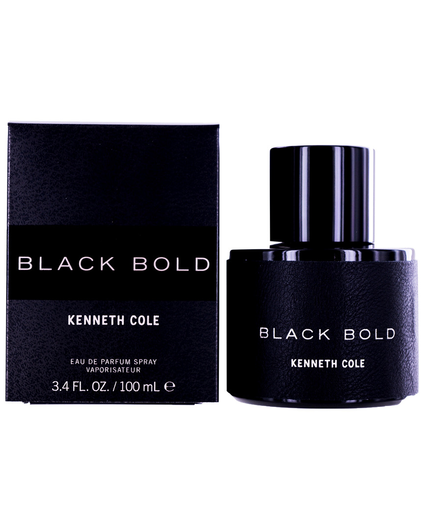 Kenneth Cole Men's Black Bold 3.4oz Edp Spray In White