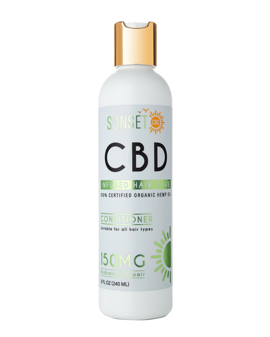 Sunset Cbd 8oz Soothing Cbd-infused Hydrating Daily Conditioner 150mg