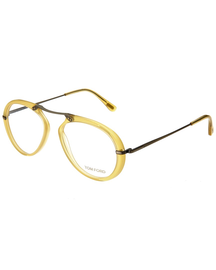 Tom Ford Men's Ft5346 53mm Optical Frames In Yellow | ModeSens