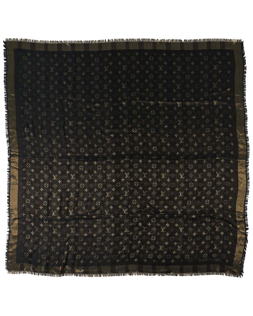 Click to view more detailed imagery on our partner's website Pre-owned Louis Vuitton So Shine Silk & Wool Shawl