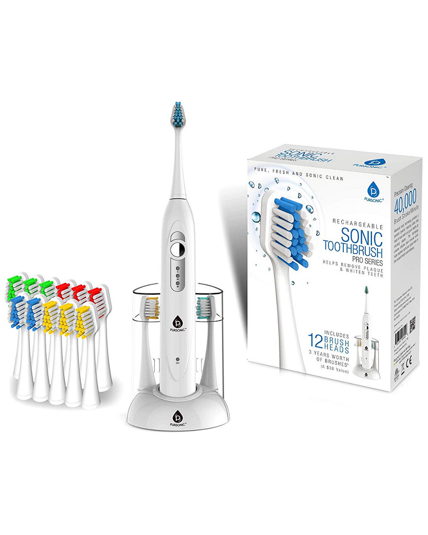 Pursonic Rechargeable Sonic Toothbrush & Charger