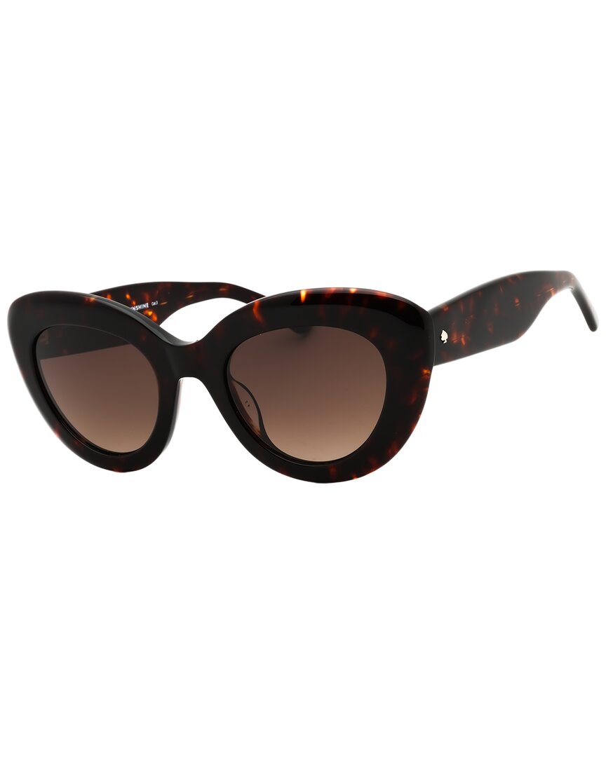 Kate Spade New York Women's Capri/g/s 50mm Sunglasses In Brown