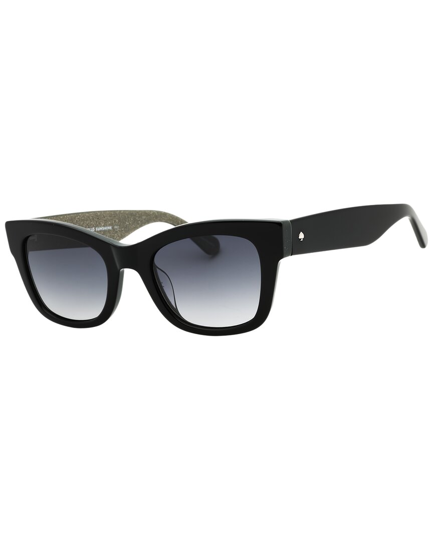 Kate Spade New York Women's Ks Aimee/s 50mm Sunglasses In Black