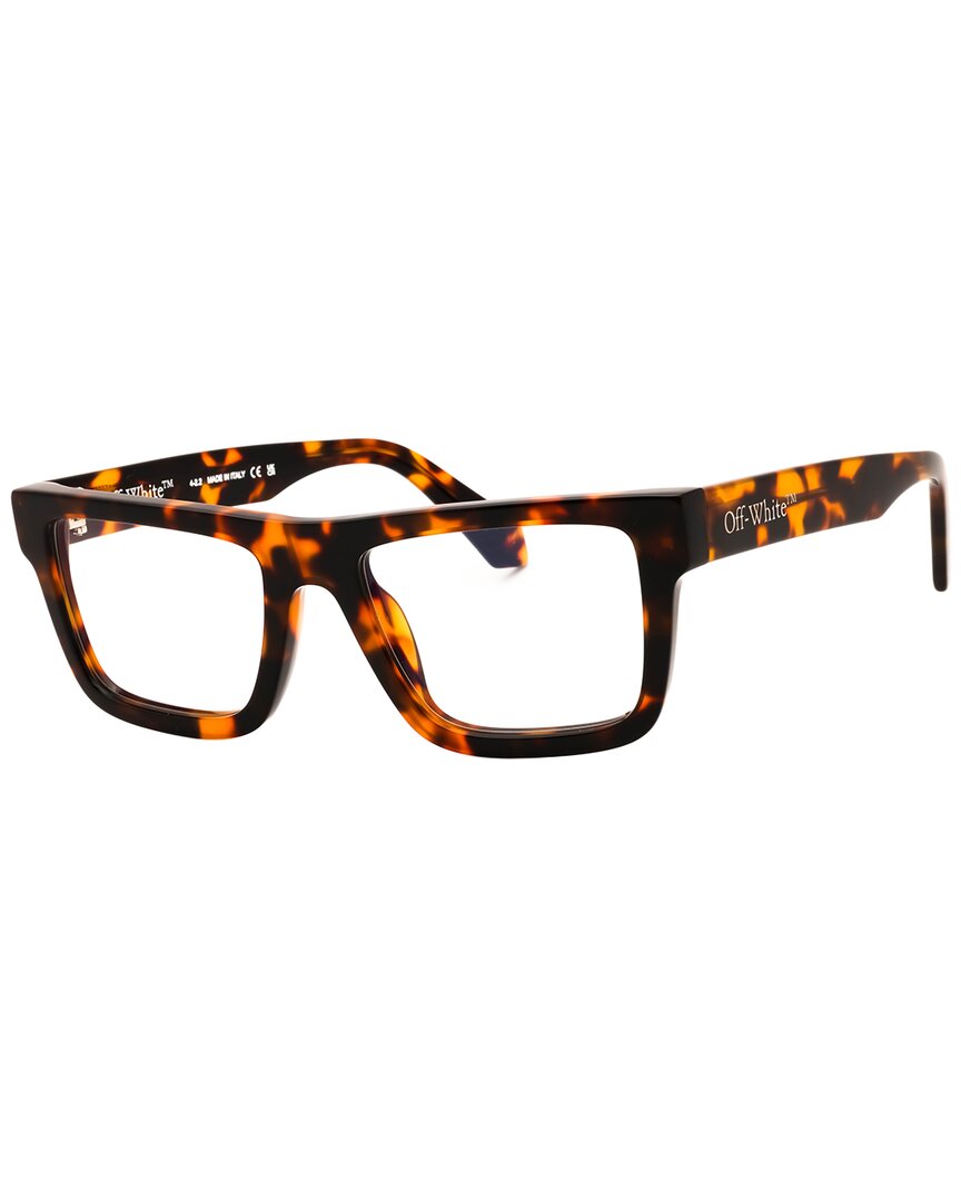 Off-white ™ Men's Style 25 54mm Optical Frames In Brown