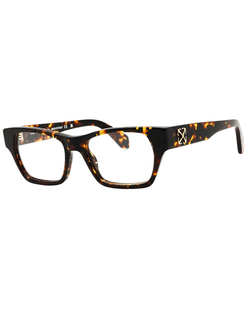 Off-white ™ Unisex Style 7e 52mm Optical Frames In Brown