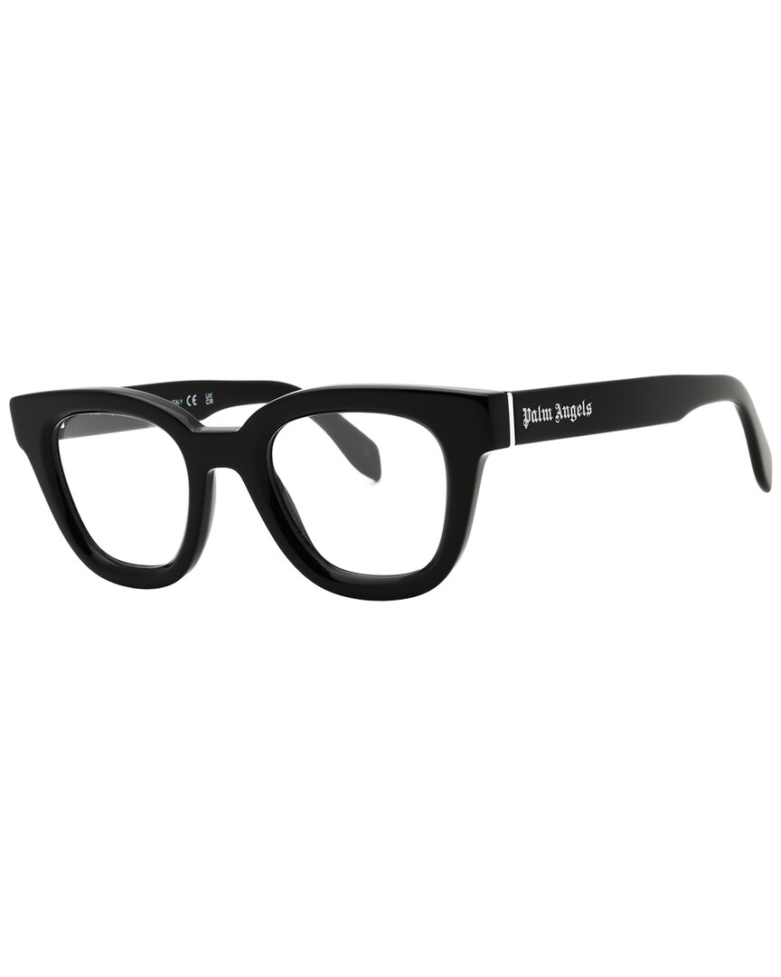 Palm Angels Unisex Style 13 48mm Optical Frames In Black