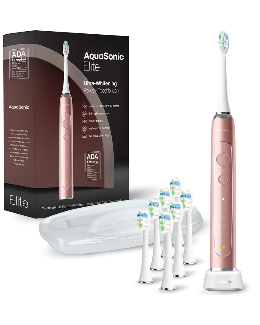 Aquasonic Elite Ultra-whitening Rechargeable Toothbrush
