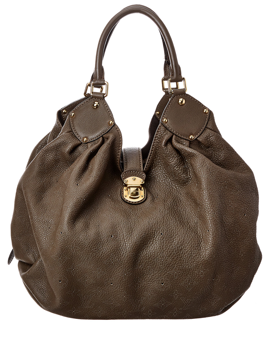 Louis Vuitton Grey Mahina Leather Extra Large Hobo Women&#39;s | eBay
