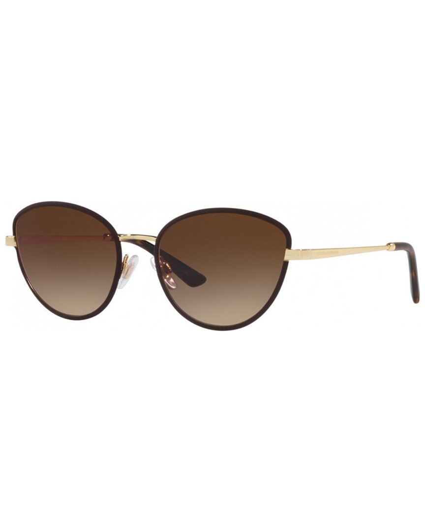 Dolce & Gabbana Dg2280 Gold / Matte Brown Sunglasses