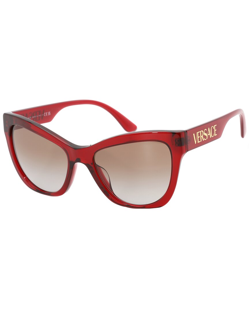 Shop Versace Women's Ve4417u 56mm Sunglasses In Red