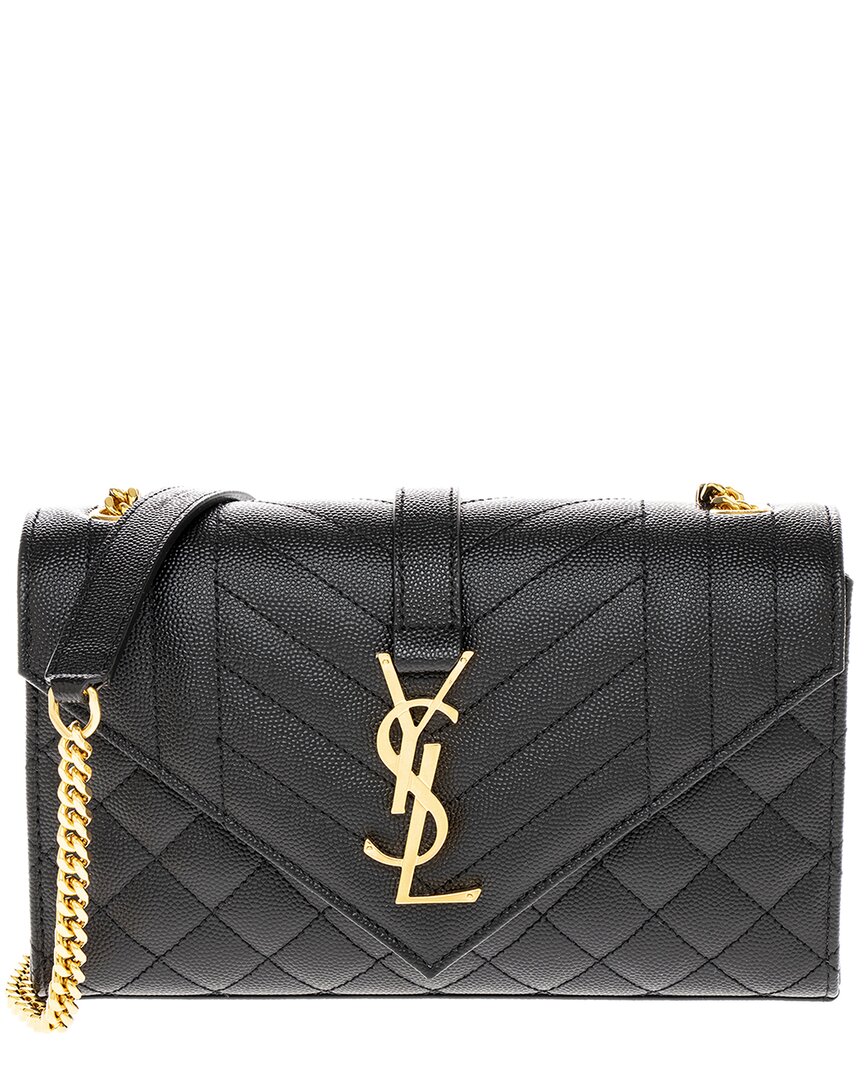 SAINT LAURENT SAINT LAURENT ENVELOPE SMALL LEATHER CROSSBODY