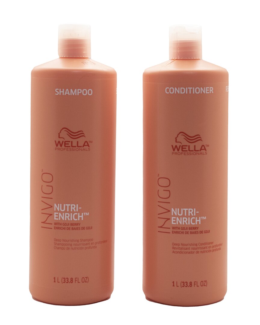 Wella Invigo Nutri Enrich Deep Nourishing Shampoo & Conditioner Duo In White