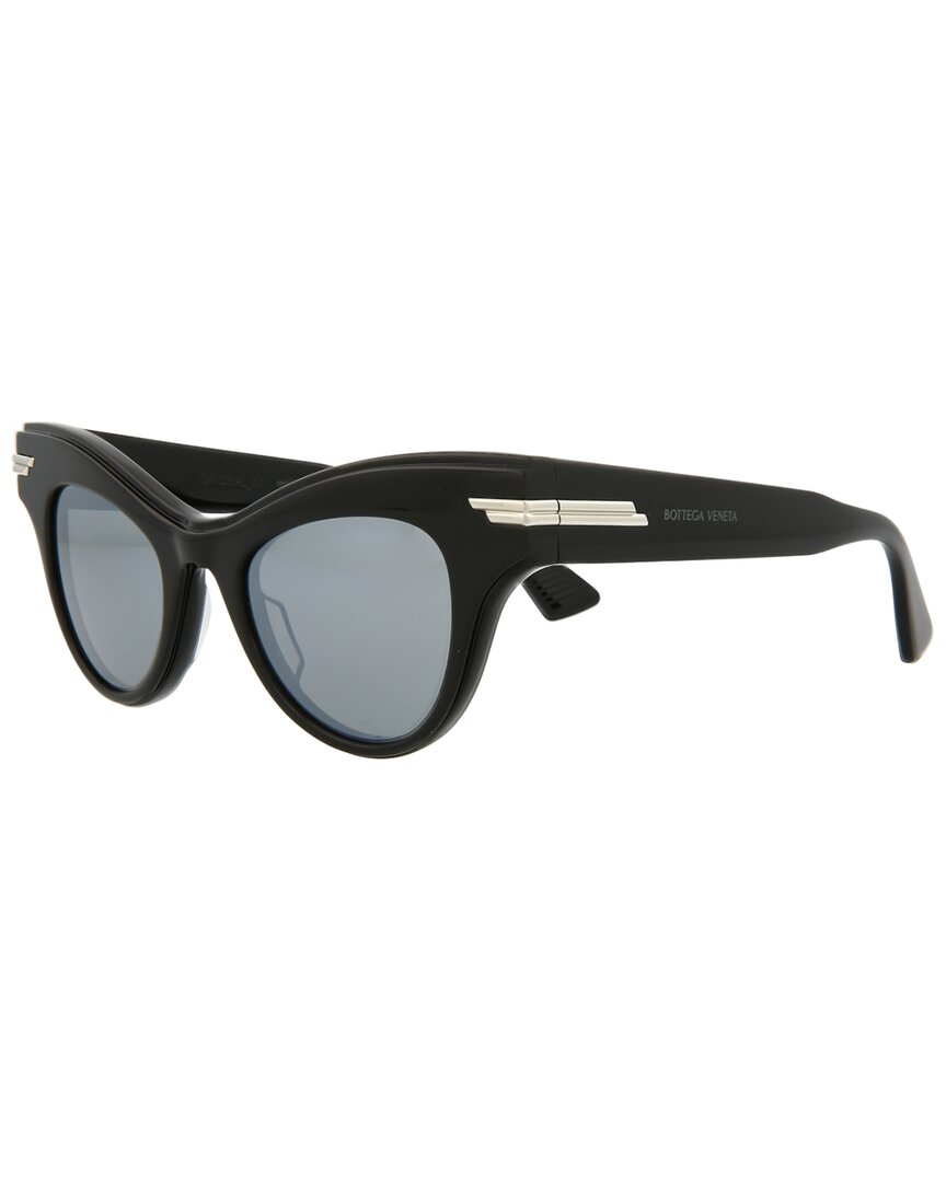 Bottega Veneta Cat Eye-frame Acetate Sunglasses In Black
