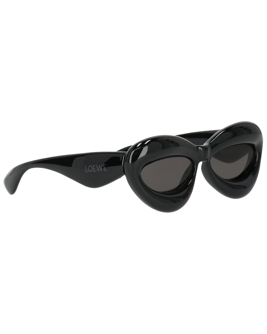 Loewe Inflated Injection Plastic Cat-eye Sunglasses In Black