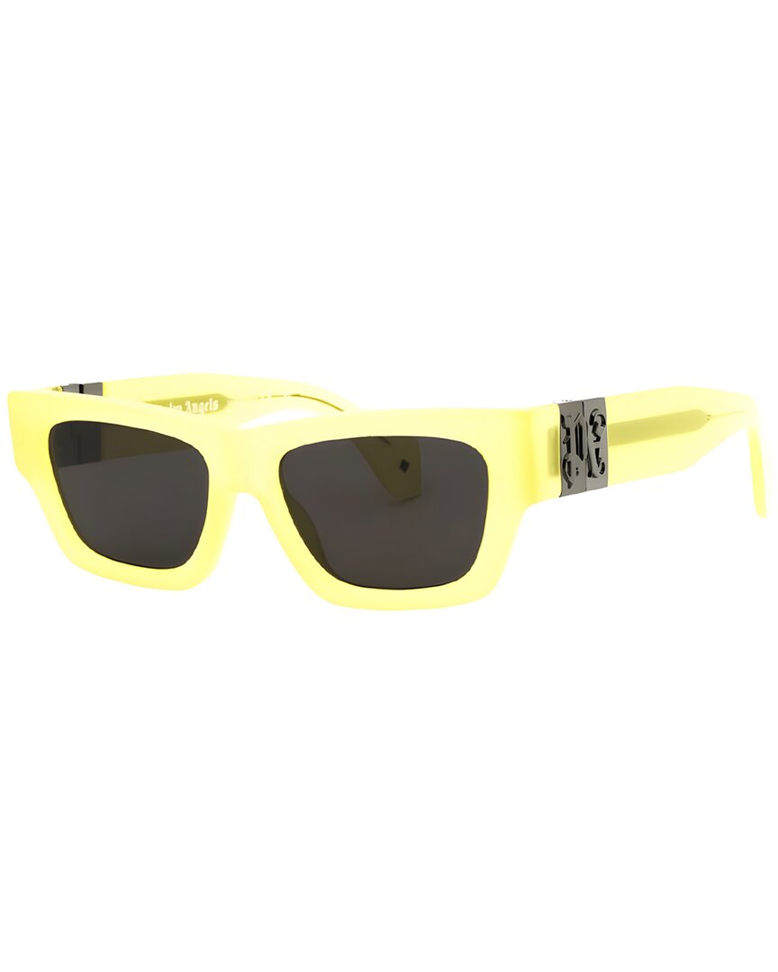 Palm Angels Unisex 53mm Sunglasses In Yellow