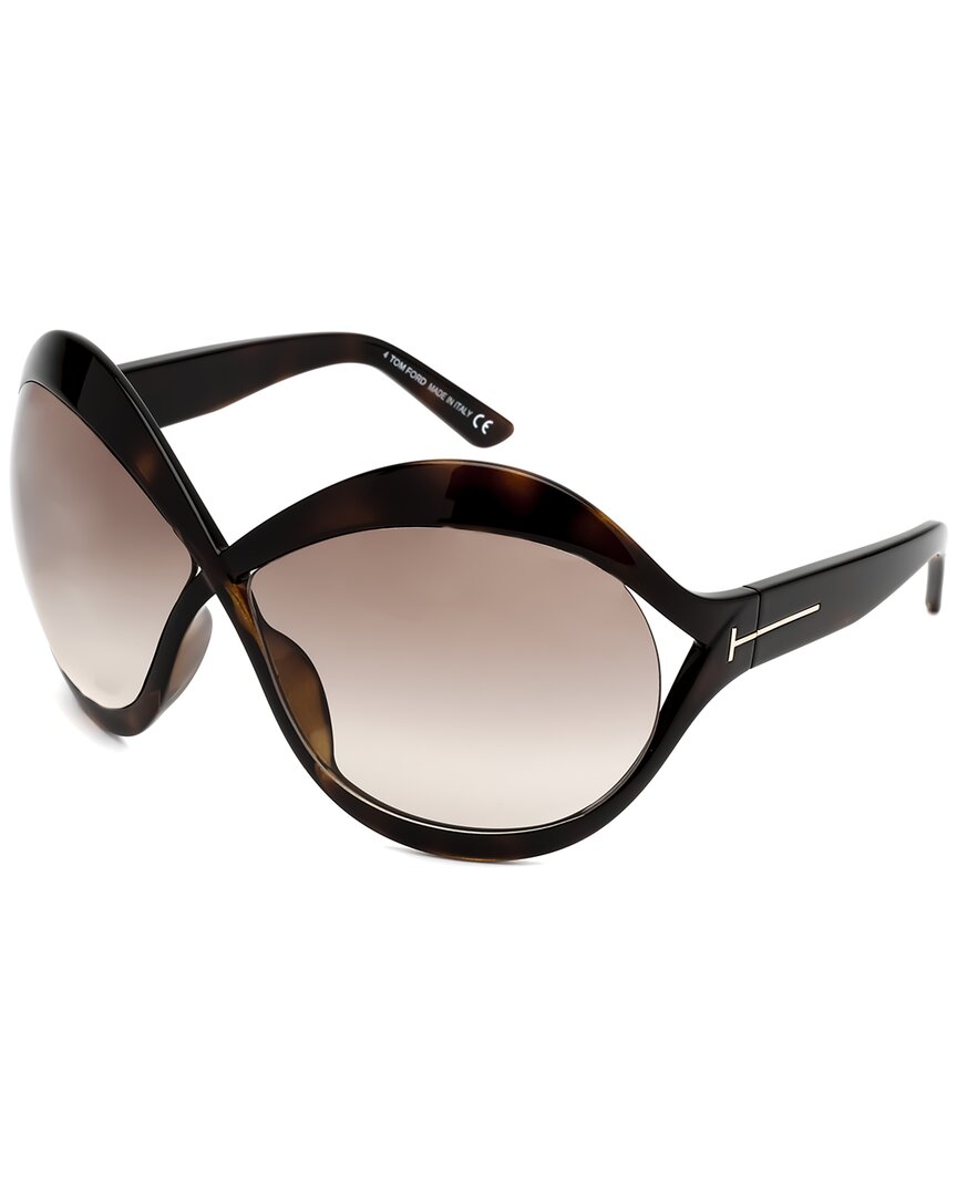 Tom Ford Women's Carine 71mm Sunglasses In Black