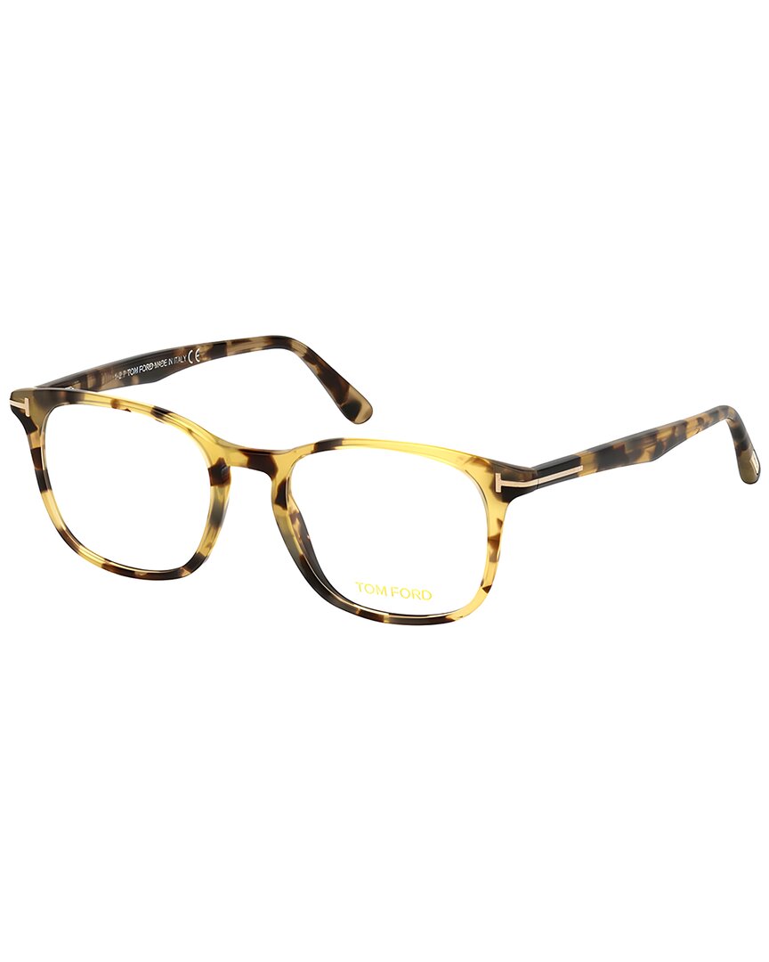 Tom Ford Men's Ft5505 52mm Optical Frames In Brown