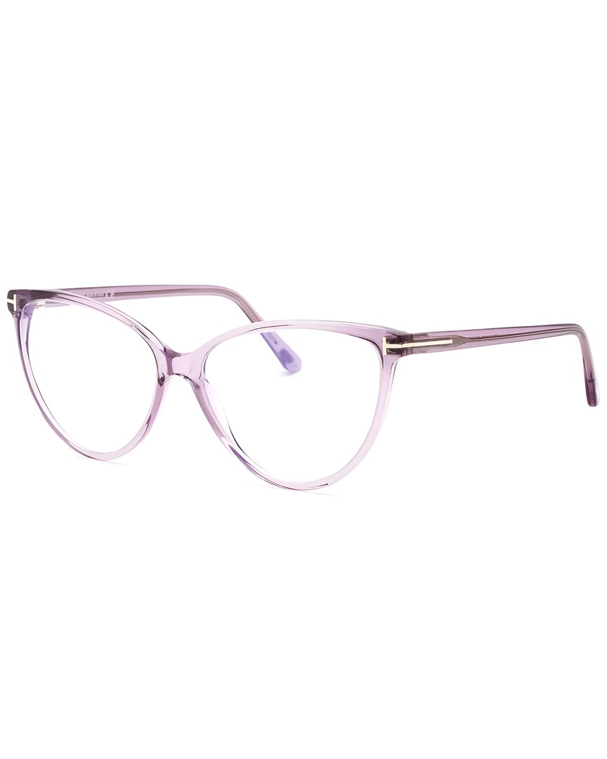 Tom Ford Women's Ft5743-b 57mm Optical Frames In Purple