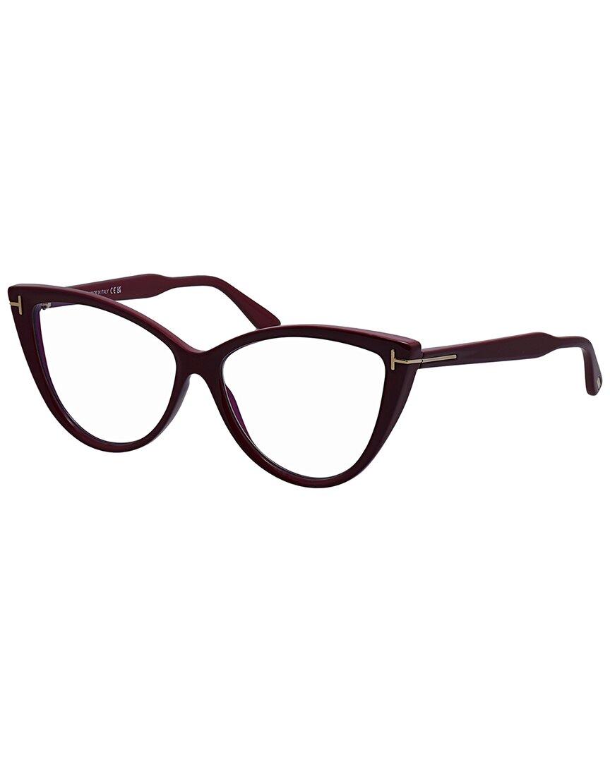 Tom Ford Women's 56074 56mm Optical Frames In Red