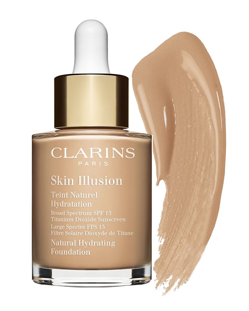 Clarins 1oz 106 Vanilla Skin Illusion Natural Hydrating Foundation