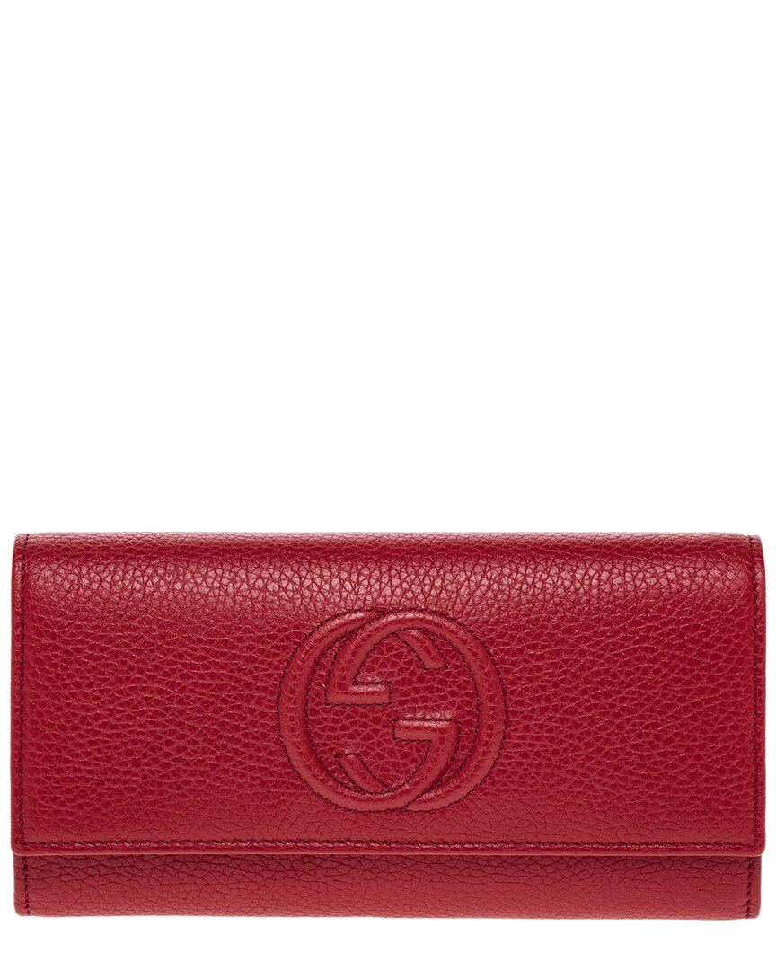 GUCCI GUCCI SOHO LEATHER CONTINENTAL WALLET