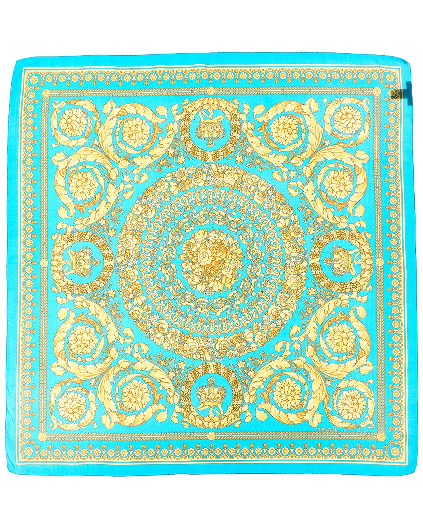 Versace Silk Scarf In Multi