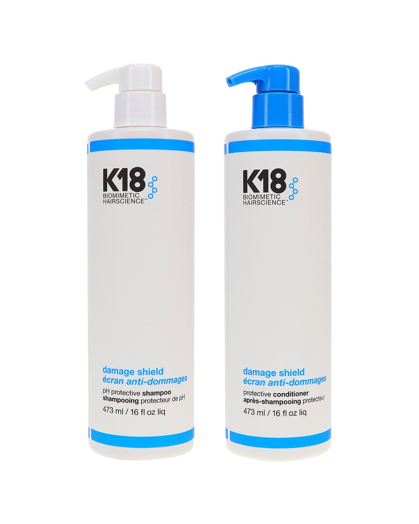 K18 32oz Damage Shield Ph Protective Shampoo Conditioner Combo Pack