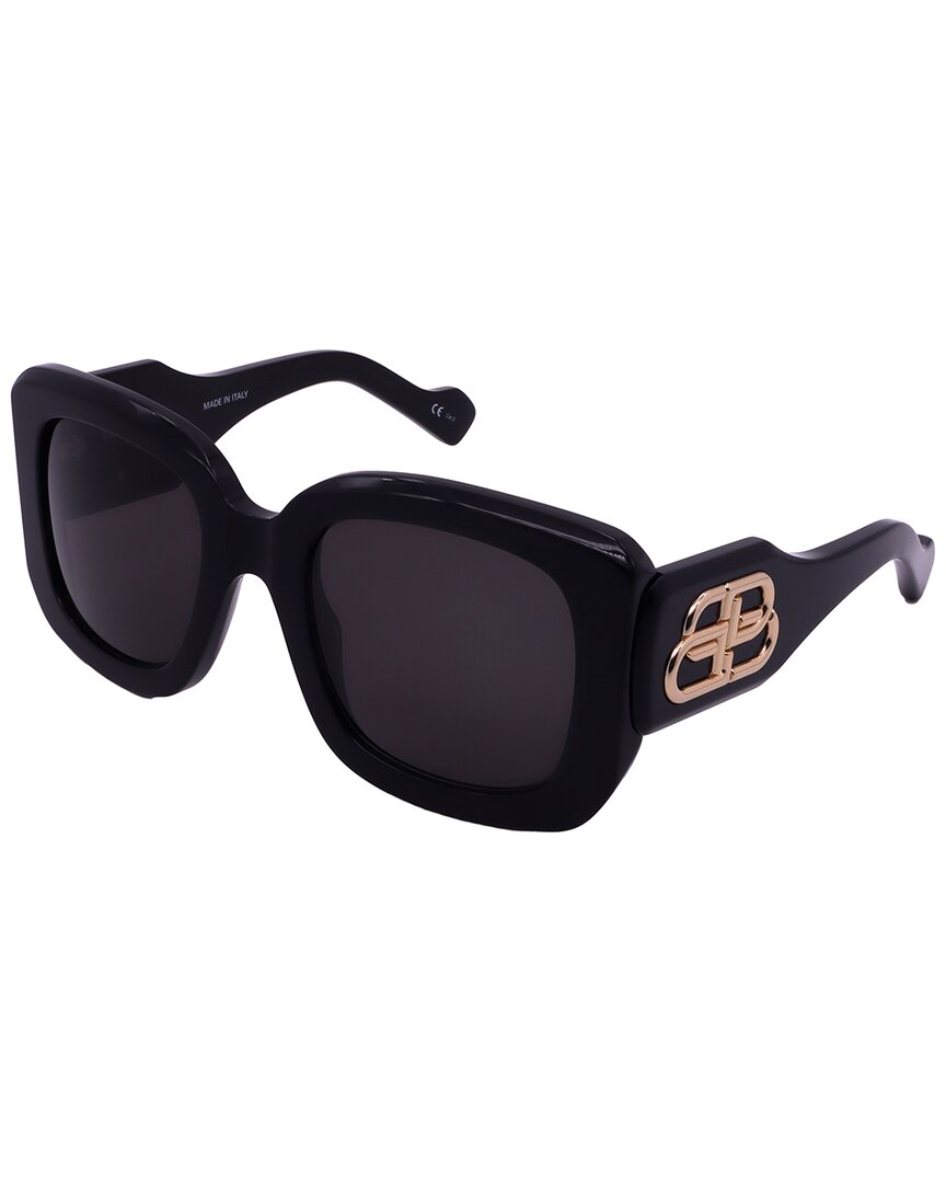 Balenciaga Unisex Bb0069s 53mm Sunglasses In Black