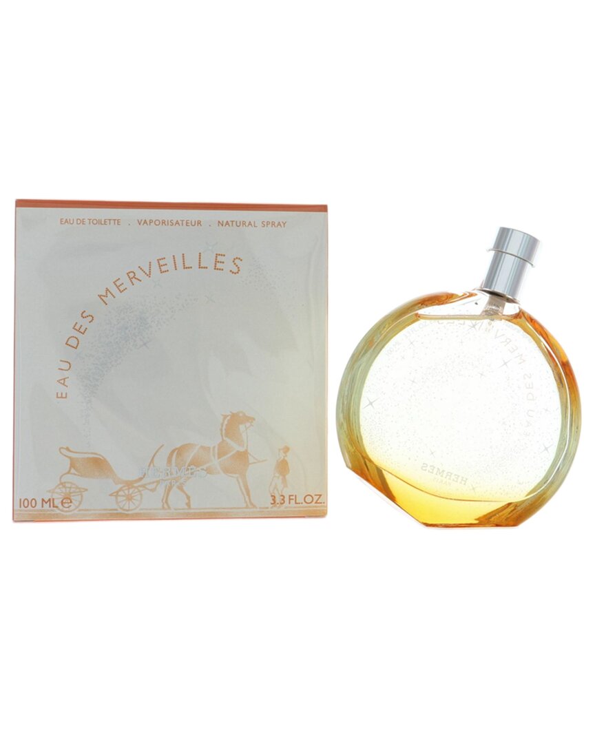 Hermes Hermès Women's 3.3oz Eau Des Merveilles Edt In Transparent