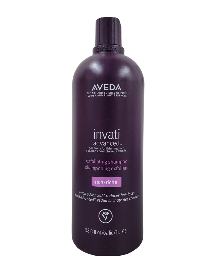 Aveda Unisex 33.8oz Invati Advanced Rich Exfoliating Shampoo In White