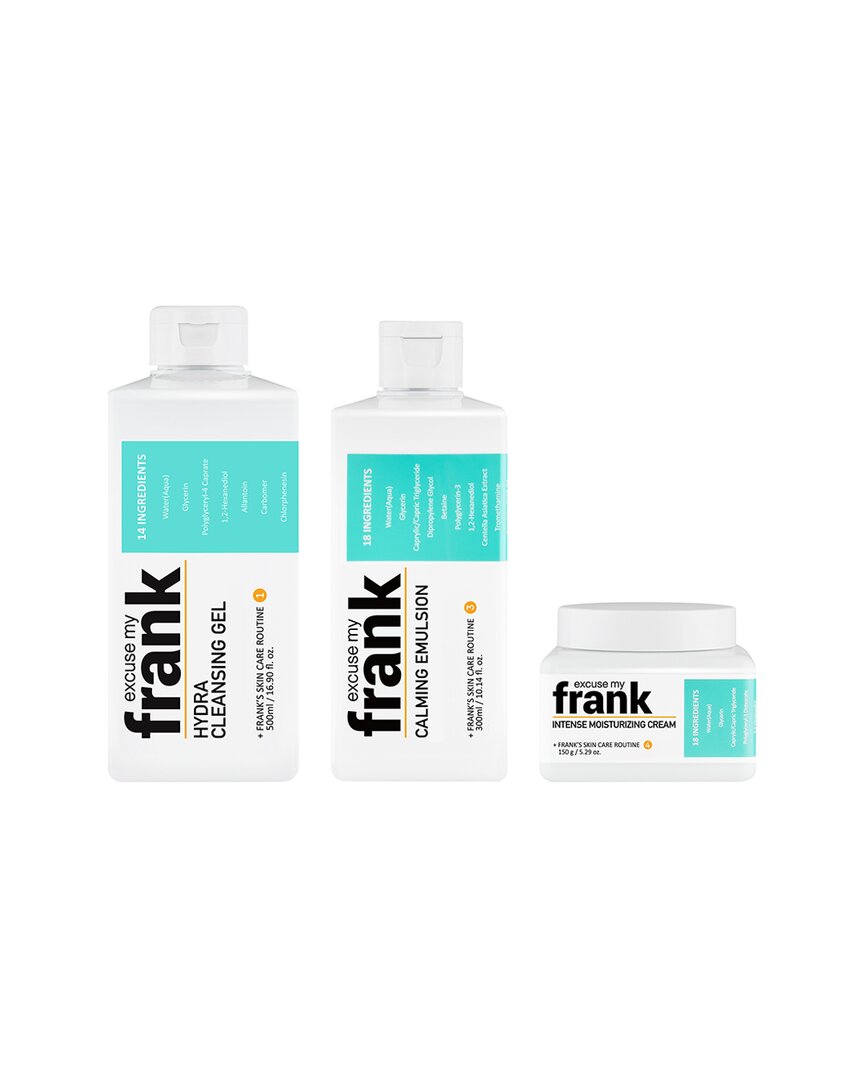 Excuse My Frank Unisex 32.12oz Dry Skin Bundle Set Of 3