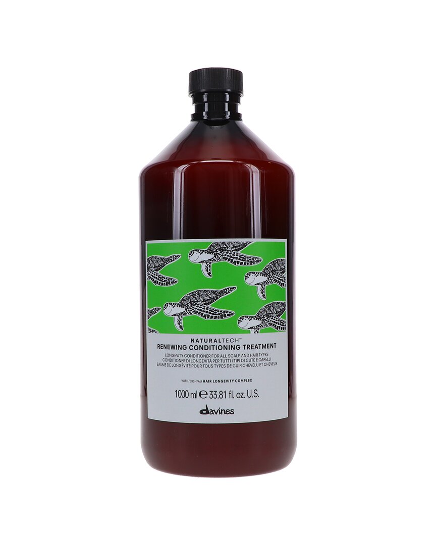 Davines 33.8oz Naturaltech Renewing Conditioning Treatment In Transparent