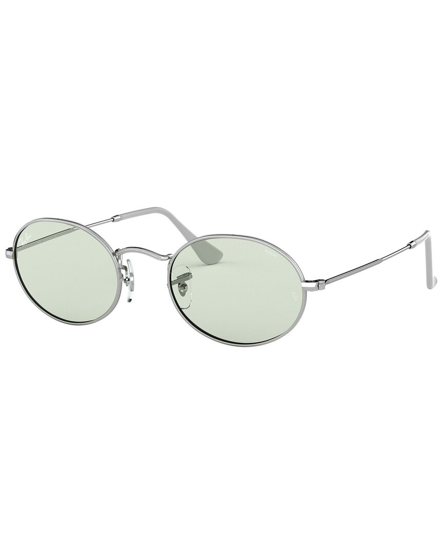 Ray Ban Ray-ban Oval Sunglasses, Rb3547 51 In Silver