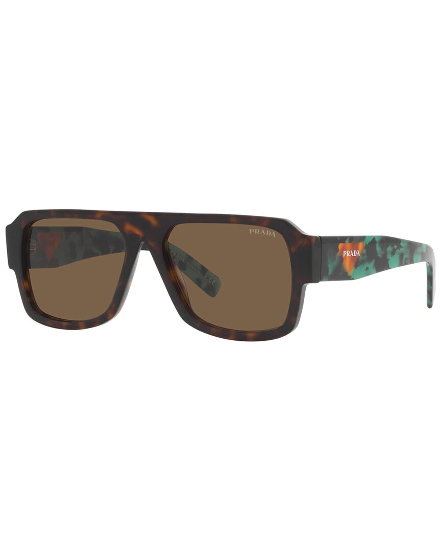Prada Men's Pr22ys 56mm Sunglasses In Brown