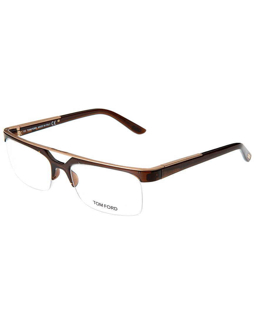 Tom Ford Demo Browline Mens Eyeglasses Ft5069 850 55 In Brown | ModeSens