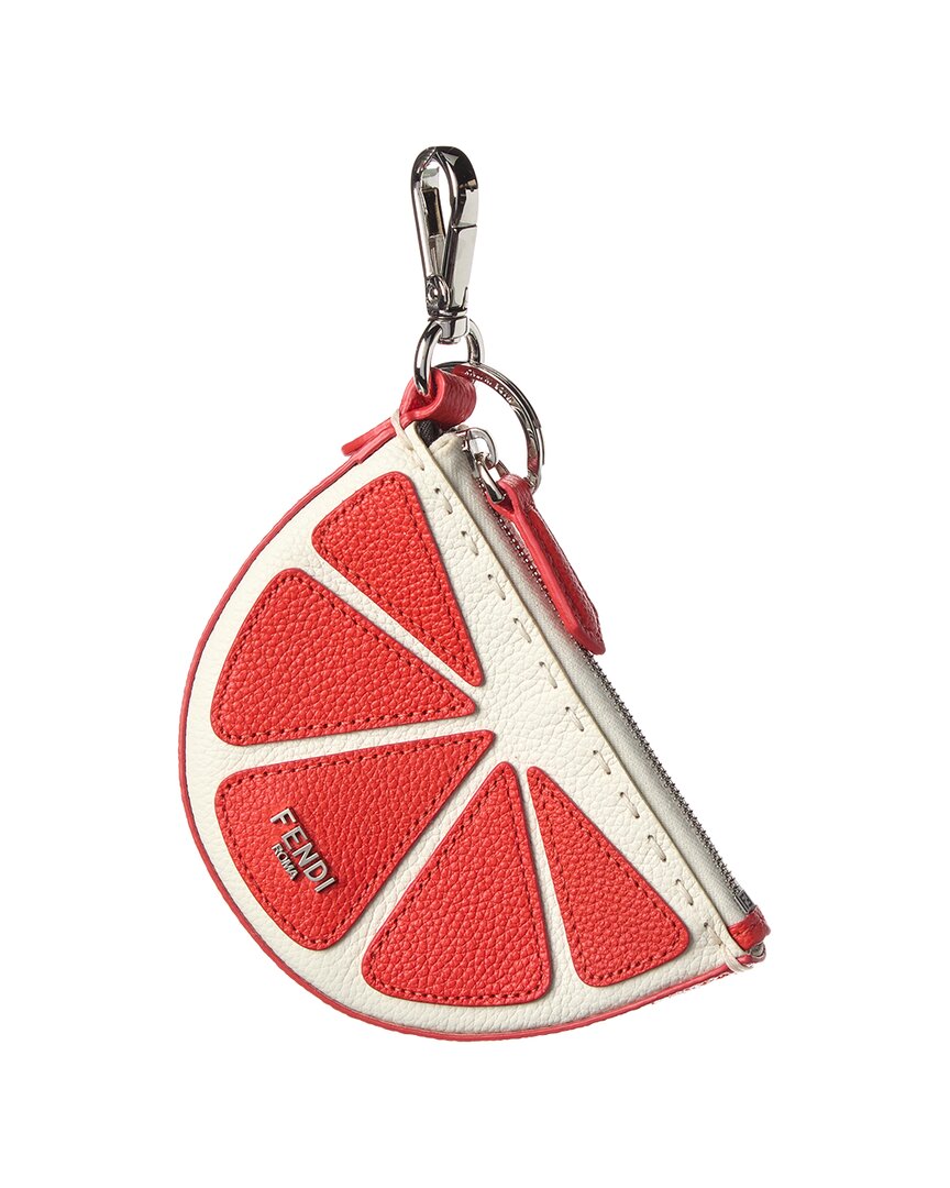 Fendi Lemon Leather Bag Charm