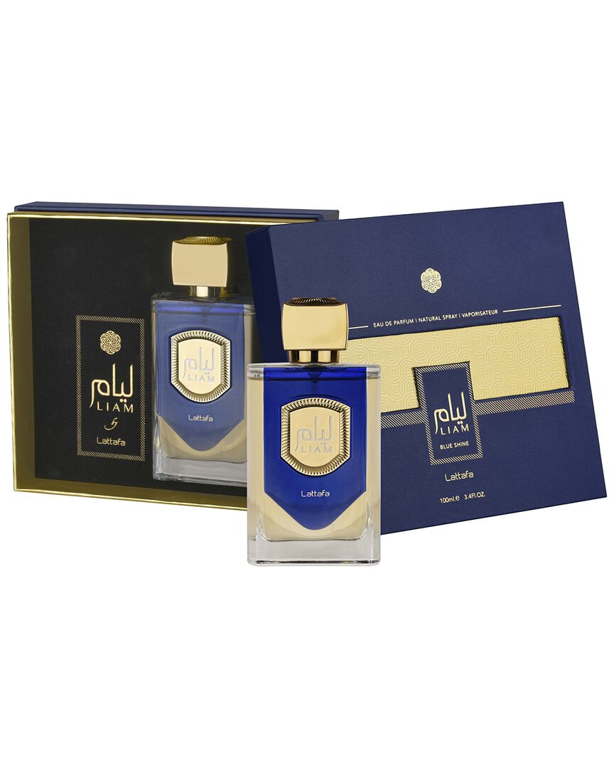 Lattafa Unisex 3.4oz Liam Blue Shine Edp Spray