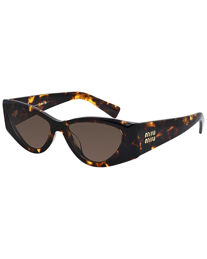 Miu Miu Women's Mu06ys 54mm Sunglasses In Brown