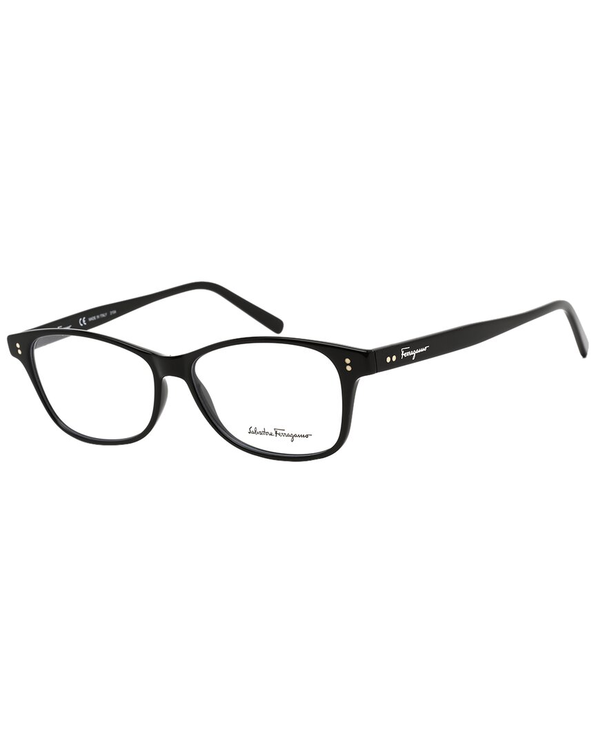 Ferragamo Men's 55mm Optical Frames In Black