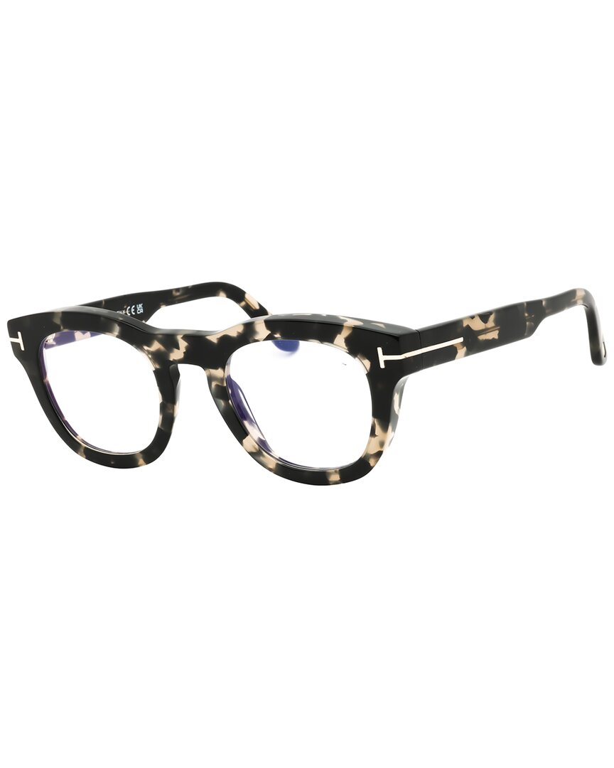 Tom Ford Tortoiseshell Square-frame Glasses In Schwarz