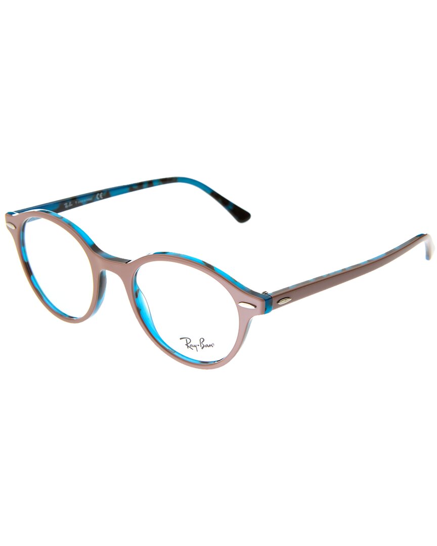 Shop Ray Ban Ray-ban Unisex Rb7118 48mm Optical Frames In Brown