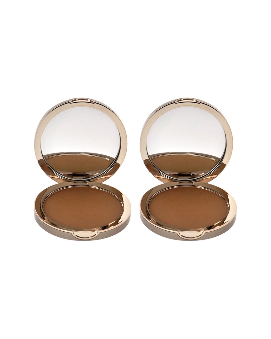 Delilah Women's 0.39oz Medium Dark Sunset Compact Matte Bronzer - Pack Of 2