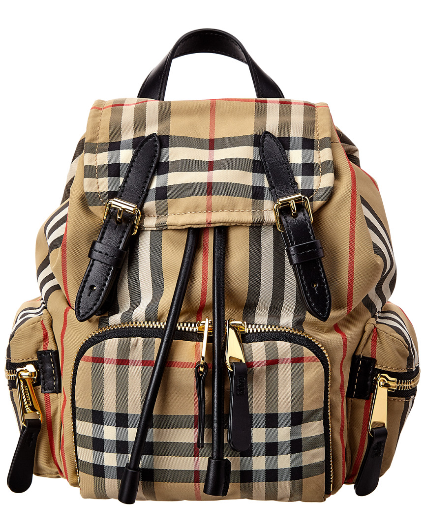 burberry nova check backpack
