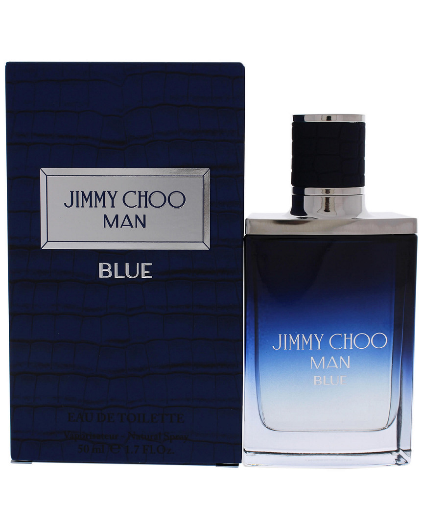 Jimmy Choo Man Blue /  Edt Spray 1.7 oz (50 Ml) (m) In Black / Blue / Grey