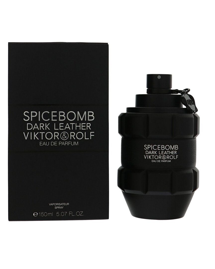 Viktor & Rolf Viktor&rolf Men's 5.07oz Spicebomb Dark Leather Edp In Transparent