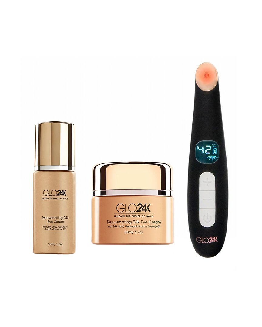 Glo24k Luxury Eye Care Anti-aging Bundle 24k Rejuvenating Set
