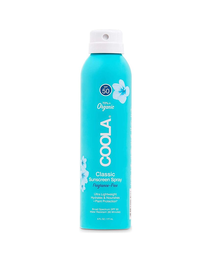 Coola 6oz Classic Sunscreen Spray Spf 50 - Fragrance-free