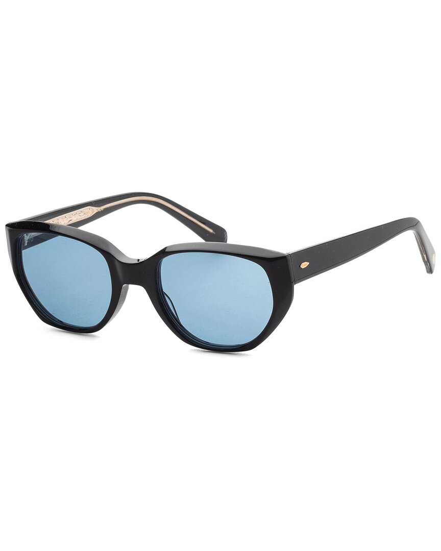 Eyevan Unisex 52 Mm Black Sunglasses Corso-e-pbk-52 In Black