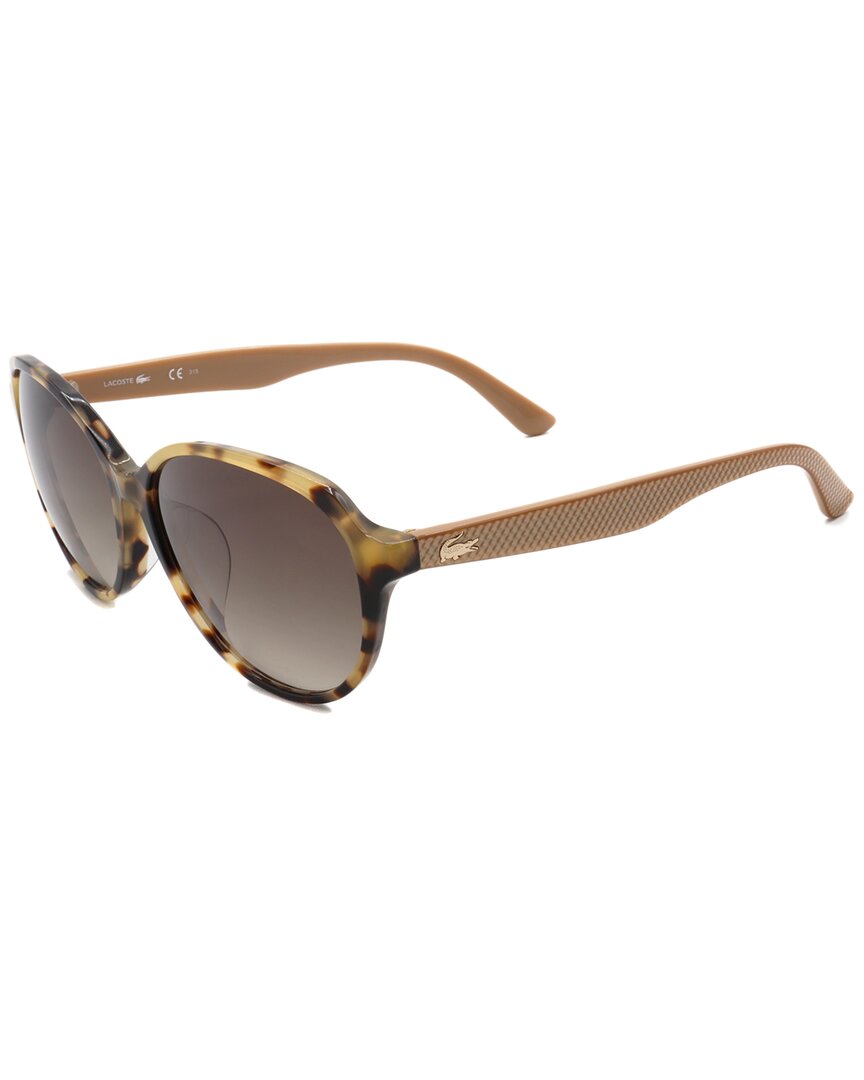 Lacoste Women's L809sa 58mm Sunglasses In Brown